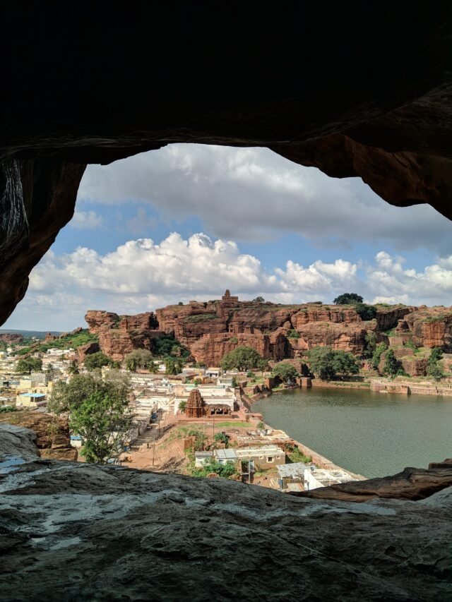 temple, mountains - Badami