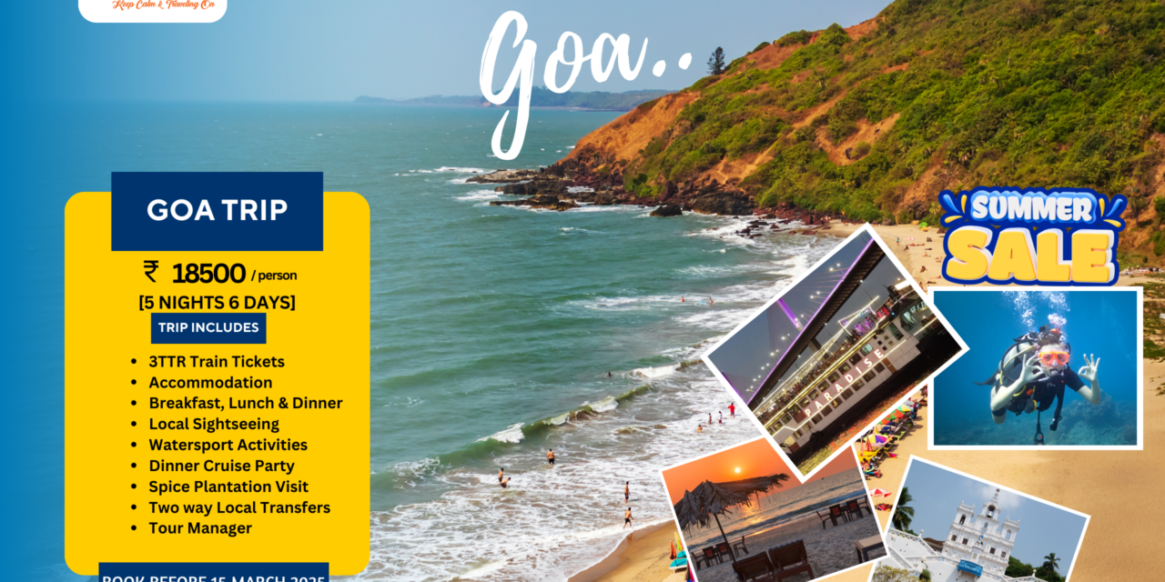 5 Nights 6 Days Goa Group Tour