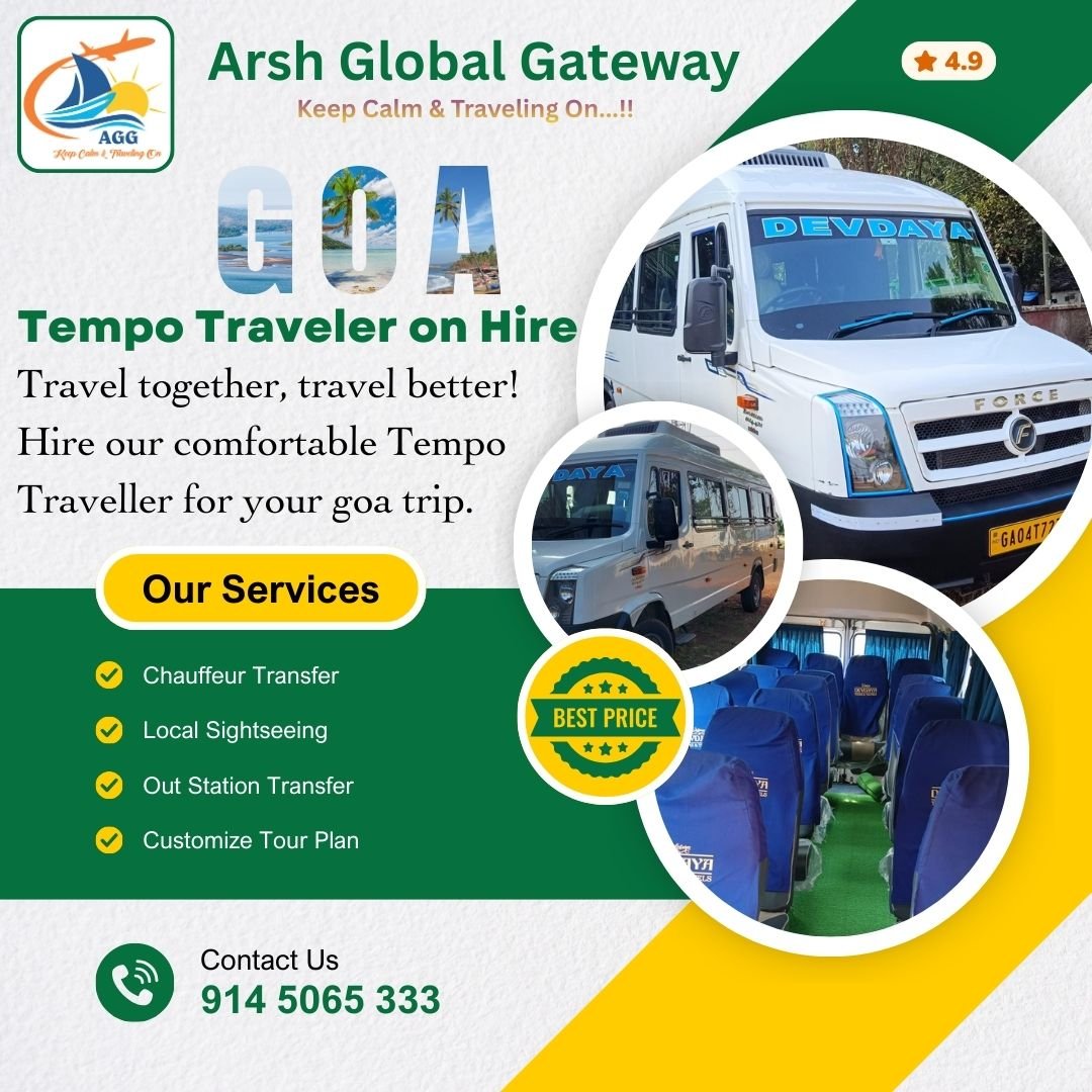 Tempo traveller on hire in Goa